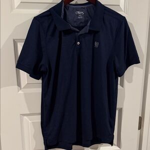 Chaps Golf Navy Men's Polo Shirt Dry Fit Collared medium